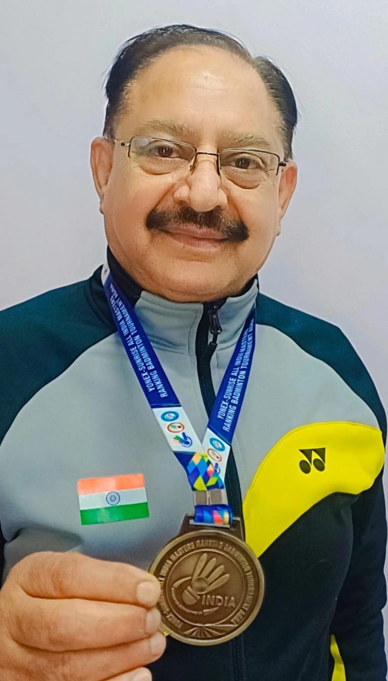 Balbir wins gold in Masters Badminton 